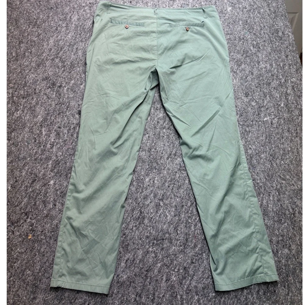 Tailor Vintage Greenwich Slim Fit Pants Mens 36x30 Sage Green Stretch Waist